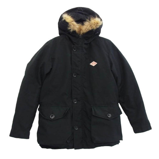 Danton ダントン 14A-FA-002 ファー付き ダウン ジャケット ブラック系 38【中古】