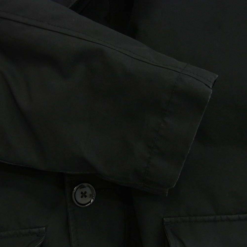 Danton ダントン 14A-FA-002 ファー付き ダウン ジャケット ブラック系 38【中古】