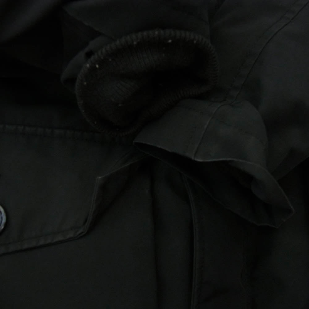 Danton ダントン 14A-FA-002 ファー付き ダウン ジャケット ブラック系 38【中古】