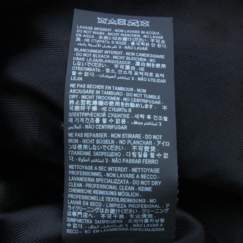 SAINT LAURENT サンローラン 21SS 529949 YC2OC ラムレザー トラッカー ジャケット ブラック系 50【中古】