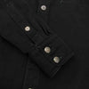 CHROME HEARTS クロムハーツ（原本無） DENIM SHIRT バックフレアニー ホースシューボタン デニム シャツ ジャケット ブラック系【中古】