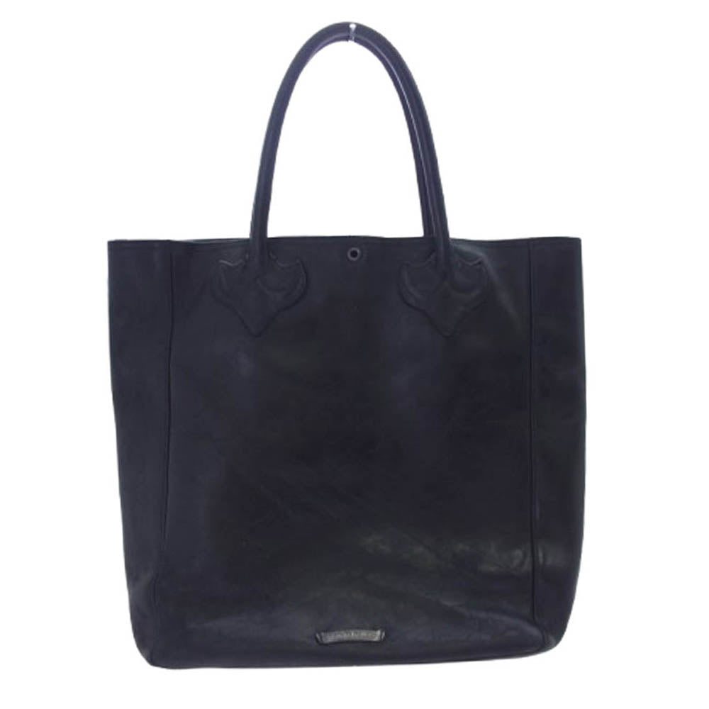 CHROME HEARTS クロムハーツ（原本無） 青山20周年 99個限定 ホースレザー トートバッグ ブラック系【中古】