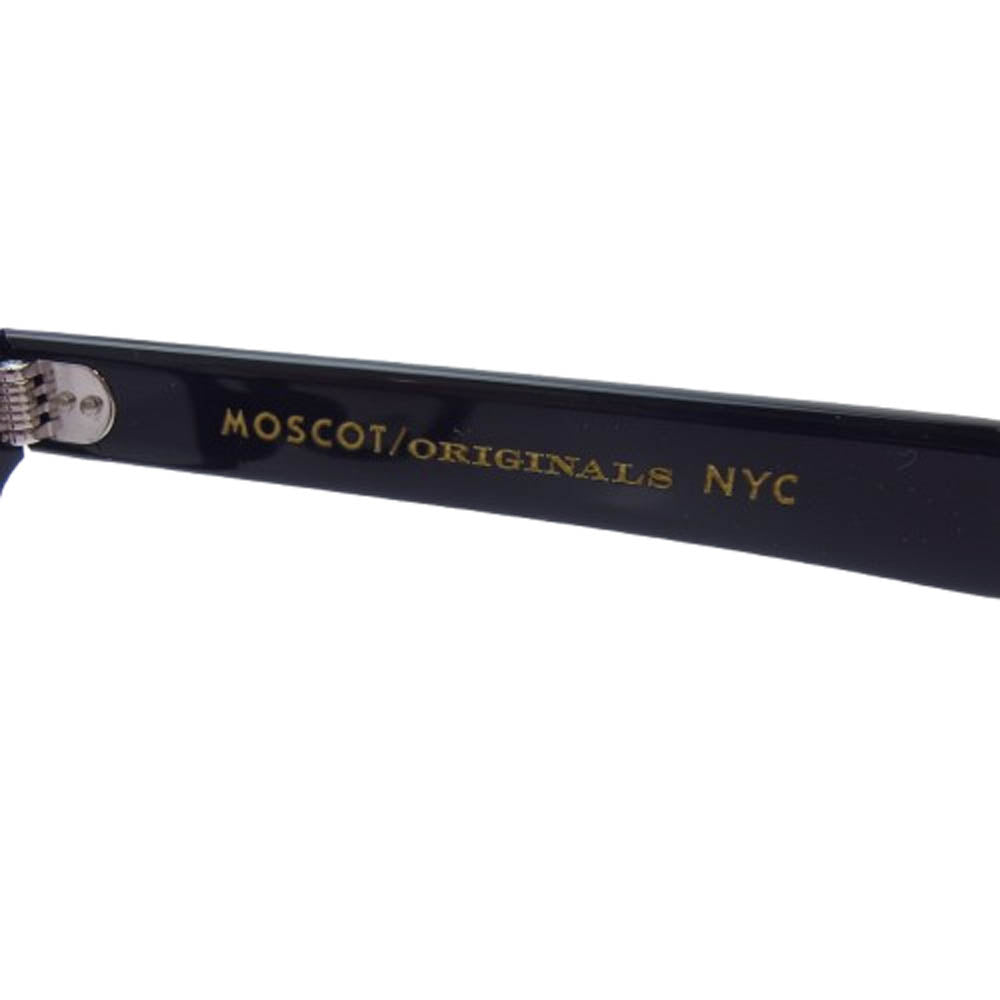 MOSCOT モスコット LEMTOSH BK JPN LTD13 レムトッシュ アジアンフィット メガネ 眼鏡 サングラス アイウェア ブラック系 46□24-145【中古】