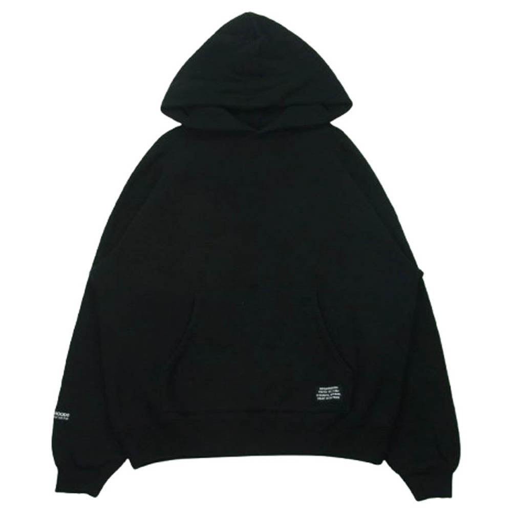 NEIGHBORHOOD ネイバーフッド 22AW 222FPNH-CSM04 プルオーバー フーディ ソリッド コットン パーカー ブラック系 M【中古】