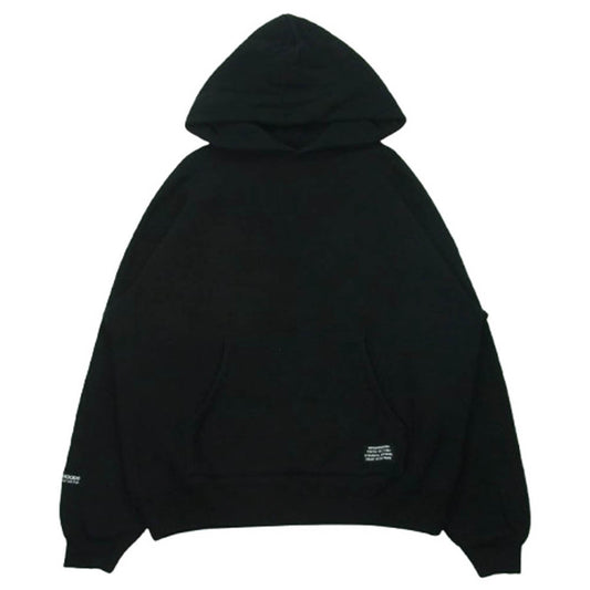 NEIGHBORHOOD ネイバーフッド 22AW 222FPNH-CSM04 プルオーバー フーディ ソリッド コットン パーカー ブラック系 M【中古】