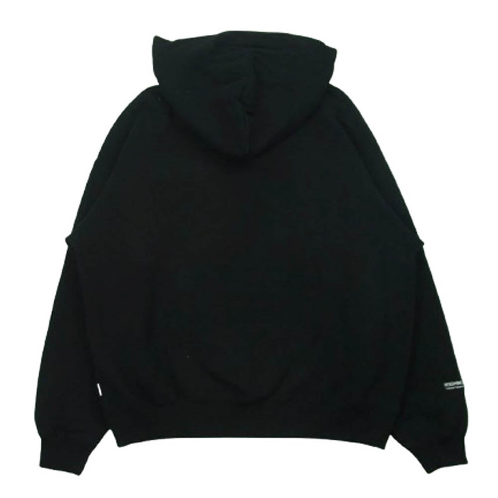 NEIGHBORHOOD ネイバーフッド 22AW 222FPNH-CSM04 プルオーバー フーディ ソリッド コットン パーカー ブラック系 M【中古】