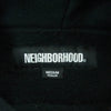 NEIGHBORHOOD ネイバーフッド 22AW 222FPNH-CSM04 プルオーバー フーディ ソリッド コットン パーカー ブラック系 M【中古】