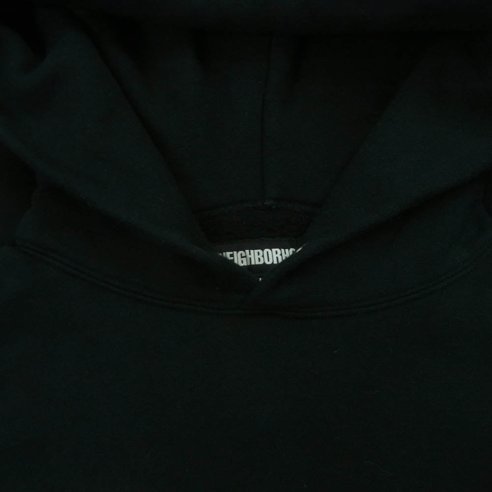 NEIGHBORHOOD ネイバーフッド 23AW 232FPNH-CSM02 PLAIN SWEATPARKA プレーン スウェット トレーナー パーカー ブラック系 M【中古】