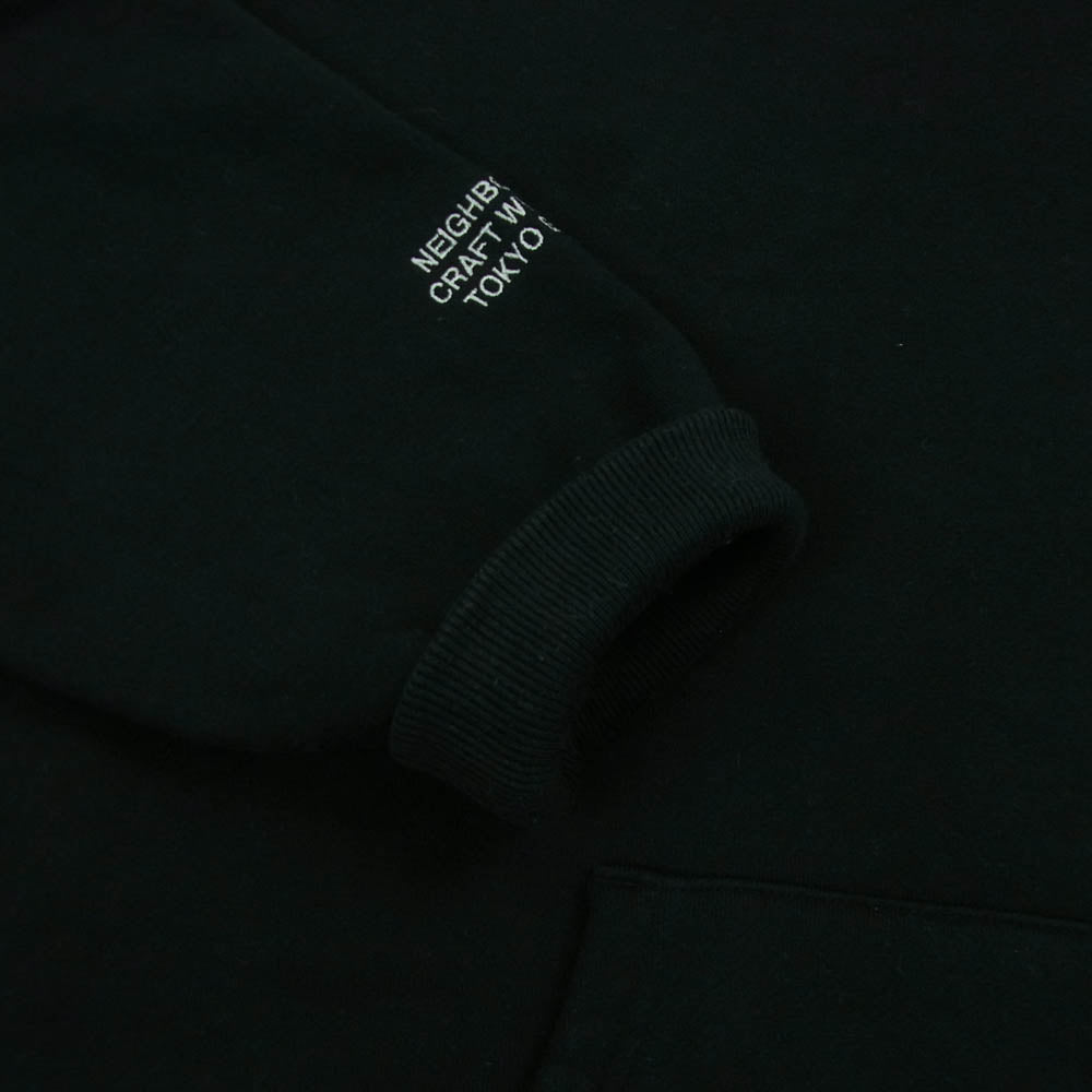 NEIGHBORHOOD ネイバーフッド 23AW 232FPNH-CSM02 PLAIN SWEATPARKA プレーン スウェット トレーナー パーカー ブラック系 M【中古】