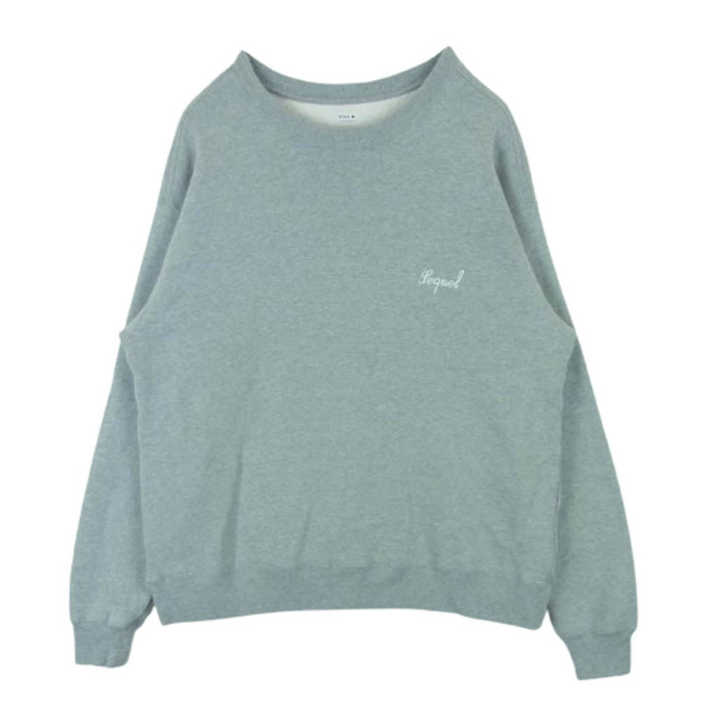 SEQUEL シークエル 24AW SQ-24AW-CS-02 CREW NECK SWEAT SHIRT クルーネック スウェット シャツ トレーナー グレー系 M【中古】