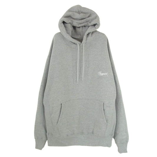 SEQUEL シークエル 24AW SQ-24AW-CS-03 HOODIE フーディー ロゴ 刺繍 プルオーバー パーカー グレー系 M【中古】