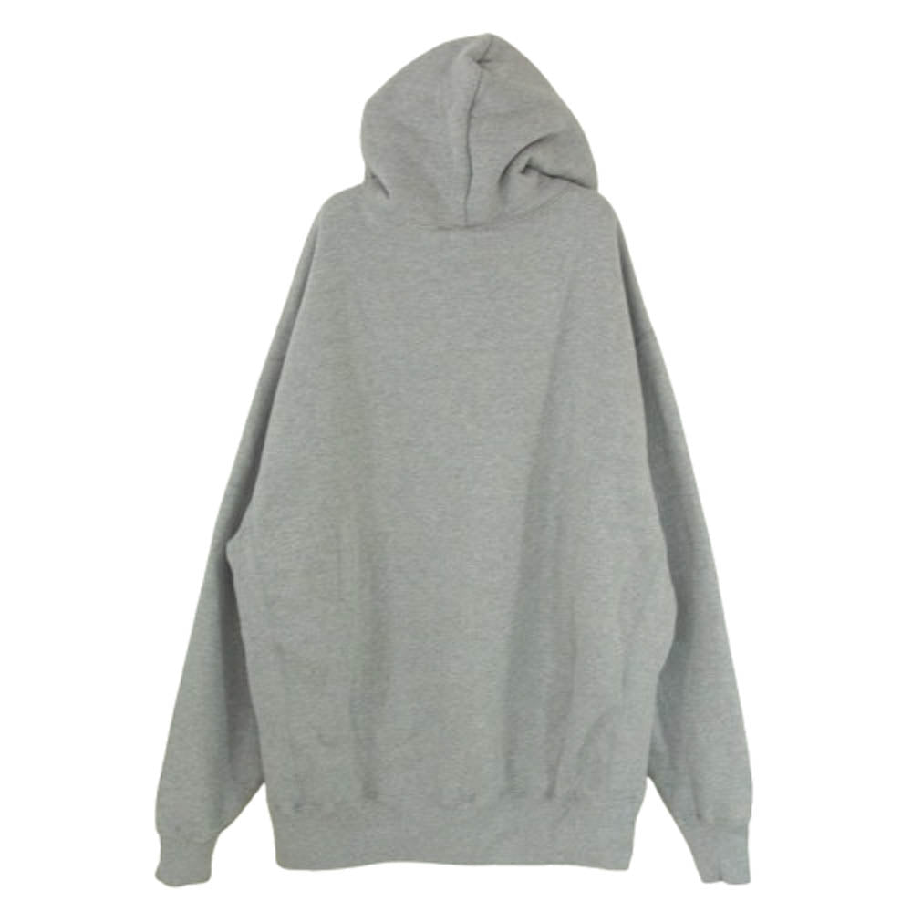 SEQUEL シークエル 24AW SQ-24AW-CS-03 HOODIE フーディー ロゴ 刺繍 プルオーバー パーカー グレー系 M【中古】