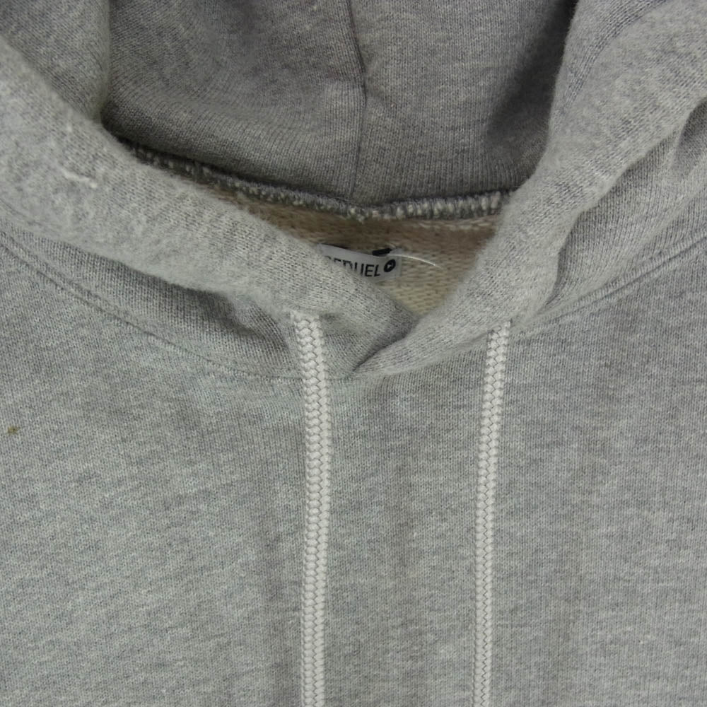 SEQUEL シークエル 24AW SQ-24AW-CS-03 HOODIE フーディー ロゴ 刺繍 プルオーバー パーカー グレー系 M【中古】