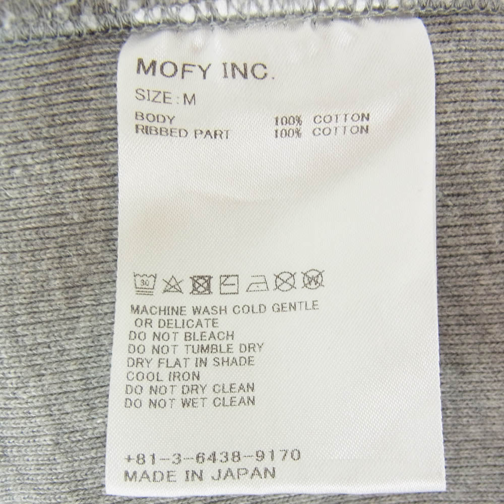 SEQUEL シークエル 24AW SQ-24AW-CS-03 HOODIE フーディー ロゴ 刺繍 プルオーバー パーカー グレー系 M【中古】