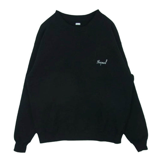 SEQUEL シークエル 24AW SQ-24AW-CS-02 CREW NECK SWEAT SHIRT クルーネック スウェット シャツ トレーナー ブラック系 M【中古】