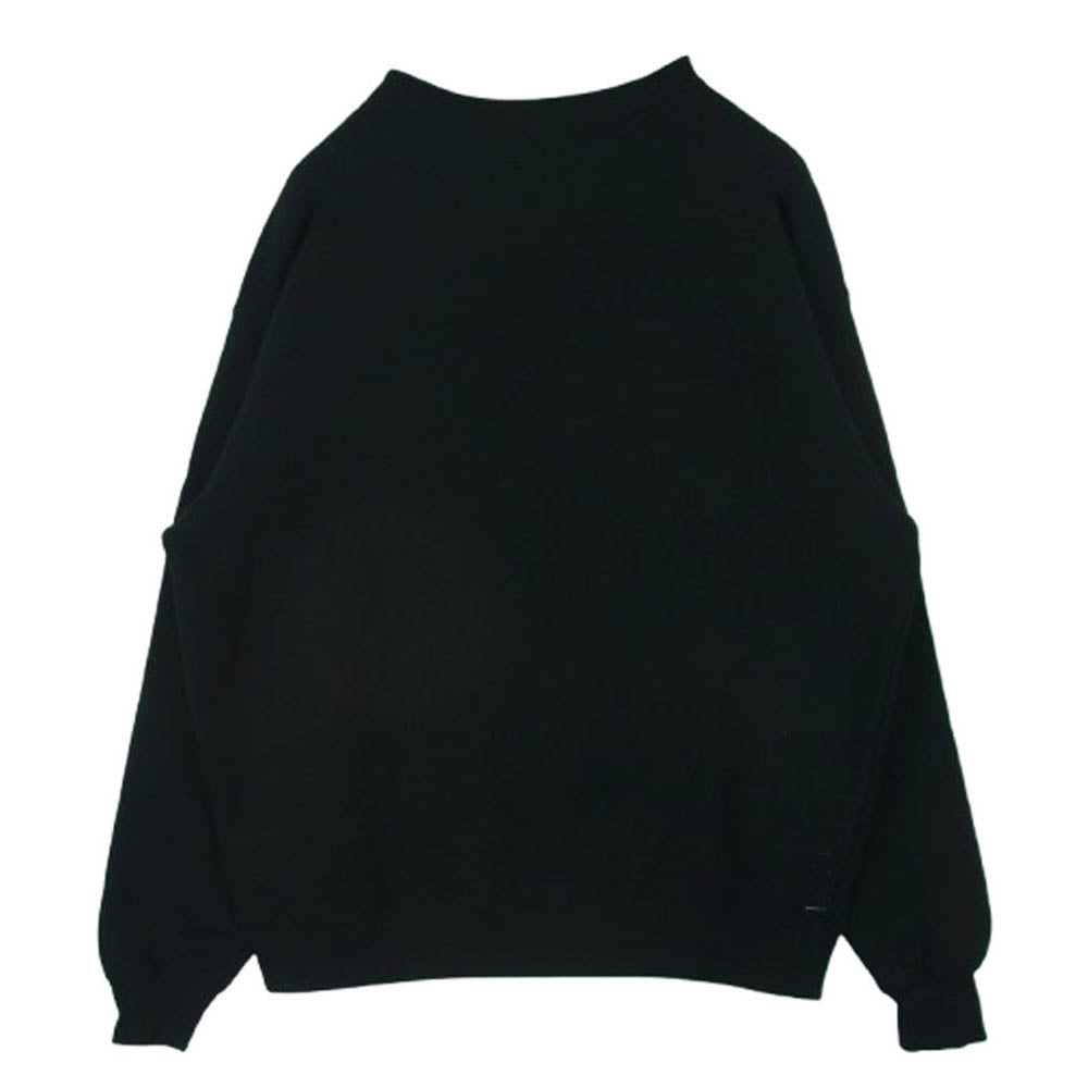 SEQUEL シークエル 24AW SQ-24AW-CS-02 CREW NECK SWEAT SHIRT クルーネック スウェット シャツ トレーナー ブラック系 M【中古】