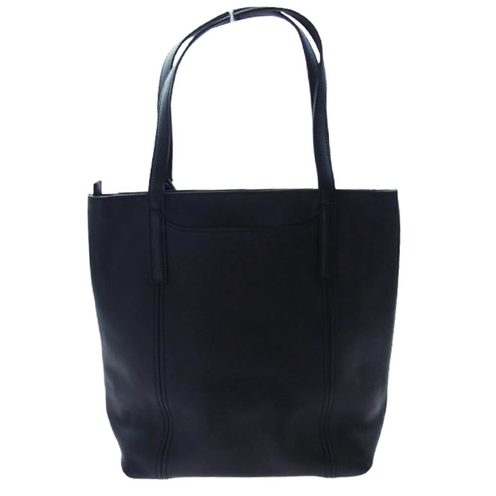 aniary アニアリ 07-02012 Shrink Leather シュリンクレザー ブリーフケース トートバッグ ブラック系【新古品】【未使用】【中古】
