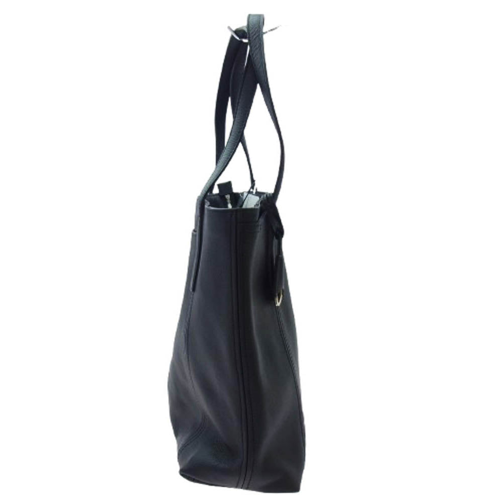 aniary アニアリ 07-02012 Shrink Leather シュリンクレザー ブリーフケース トートバッグ ブラック系【新古品】【未使用】【中古】