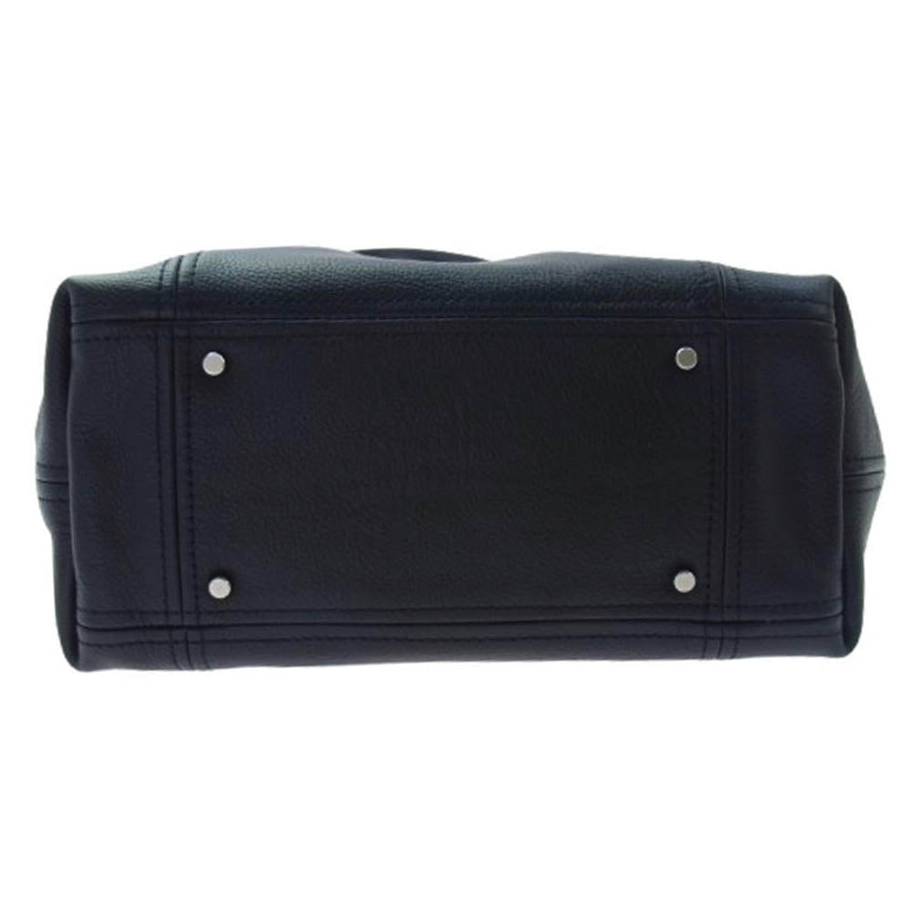 aniary アニアリ 07-02012 Shrink Leather シュリンクレザー ブリーフケース トートバッグ ブラック系【新古品】【未使用】【中古】