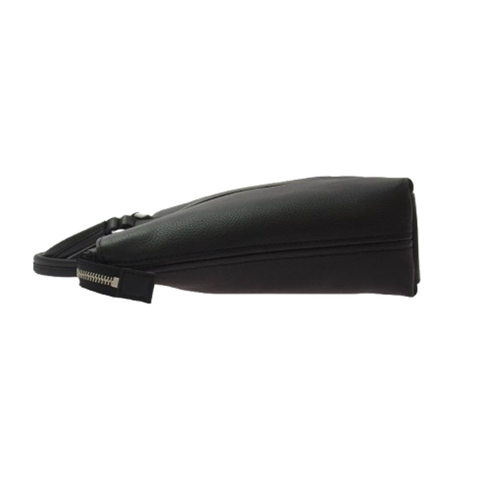 aniary アニアリ 07-01005 Shrink Leather レザー ブリーフケース ビジネスバッグ ブラック系【新古品】【未使用】【中古】