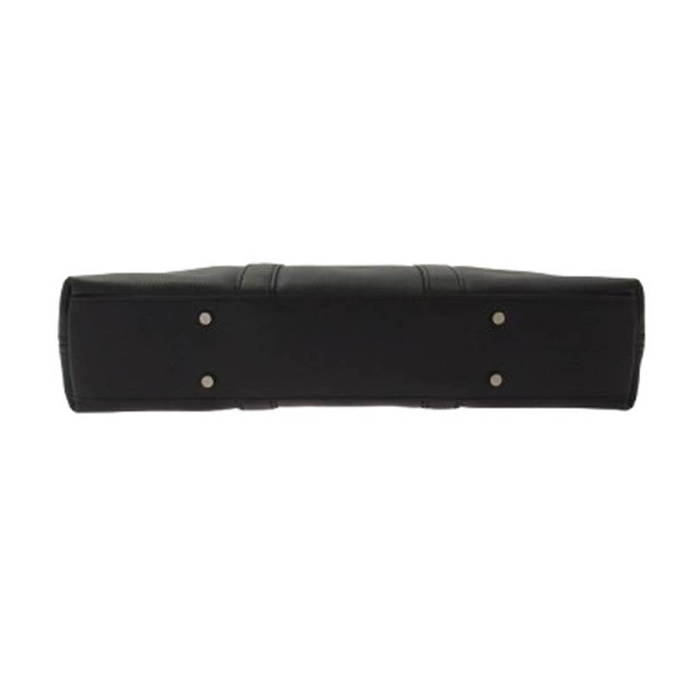 aniary アニアリ 07-01005 Shrink Leather レザー ブリーフケース ビジネスバッグ ブラック系【新古品】【未使用】【中古】
