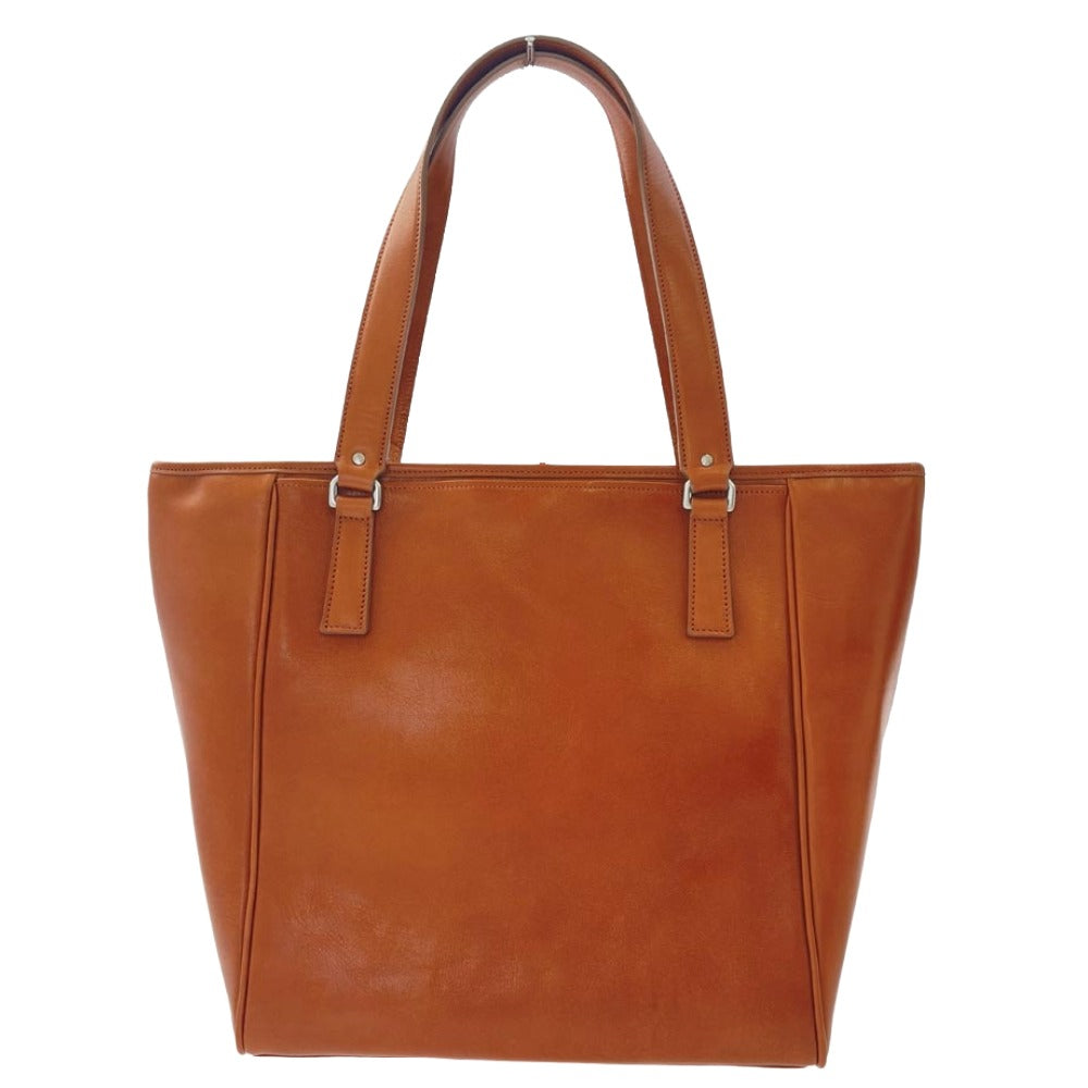 aniary アニアリ 01-02017 Antique Leather アンティークレザー トートバッグ オレンジ系【新古品】【未使用】【中古】