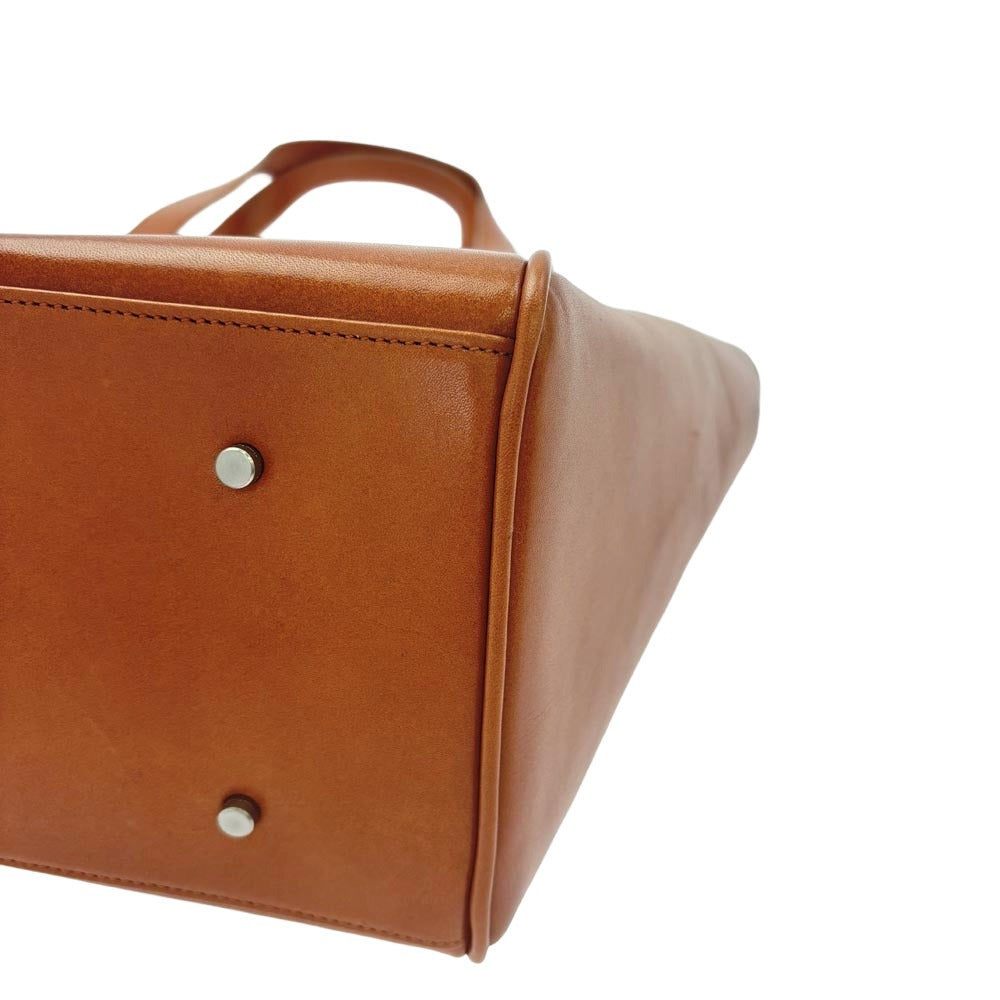 aniary アニアリ 01-02017 Antique Leather アンティークレザー トートバッグ オレンジ系【新古品】【未使用】【中古】