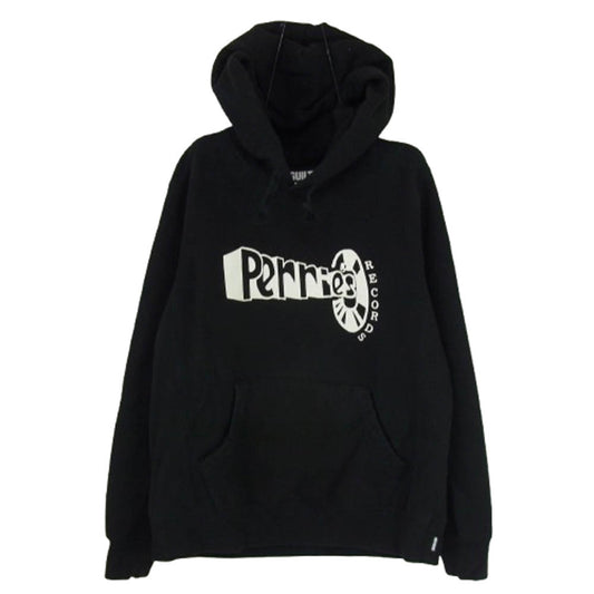 WACKO MARIA ワコマリア 17SS 17SS-LEEPERRY-SS02 LEE PERRY PULLOVER HOODED SWEAT SHIRT TYPE-2 ロゴプリント スウェット パーカー ブラック系 S【中古】