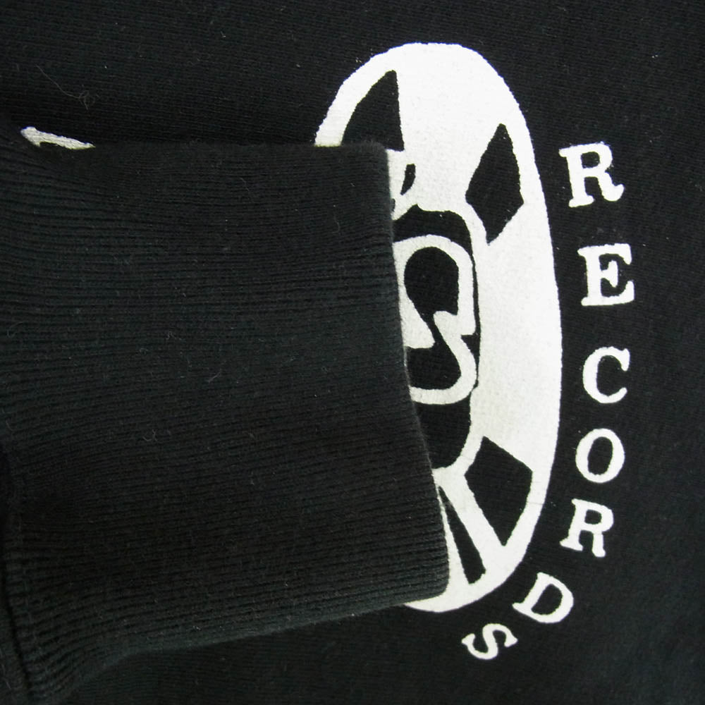 WACKO MARIA ワコマリア 17SS 17SS-LEEPERRY-SS02 LEE PERRY PULLOVER HOODED SWEAT SHIRT TYPE-2 ロゴプリント スウェット パーカー ブラック系 S【中古】