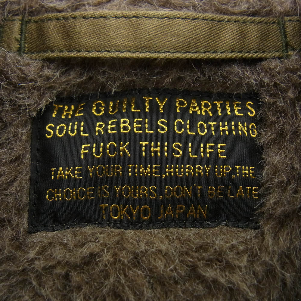 WACKO MARIA ワコマリア 16AW B-15 FLIGHT JACKET ミリタリー フライト ジャケット カーキ系 S【中古】