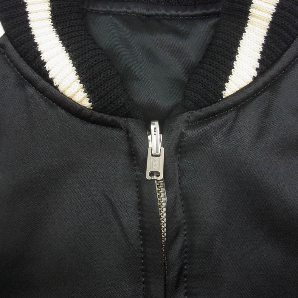 WACKO MARIA ワコマリア 16AW SKA JACKET REVERSIBLE 天国東京 タイガー刺繍 リバーシブル スーベニアジャケット スカジャン ジャケット ブラック系 ホワイト系 S【中古】