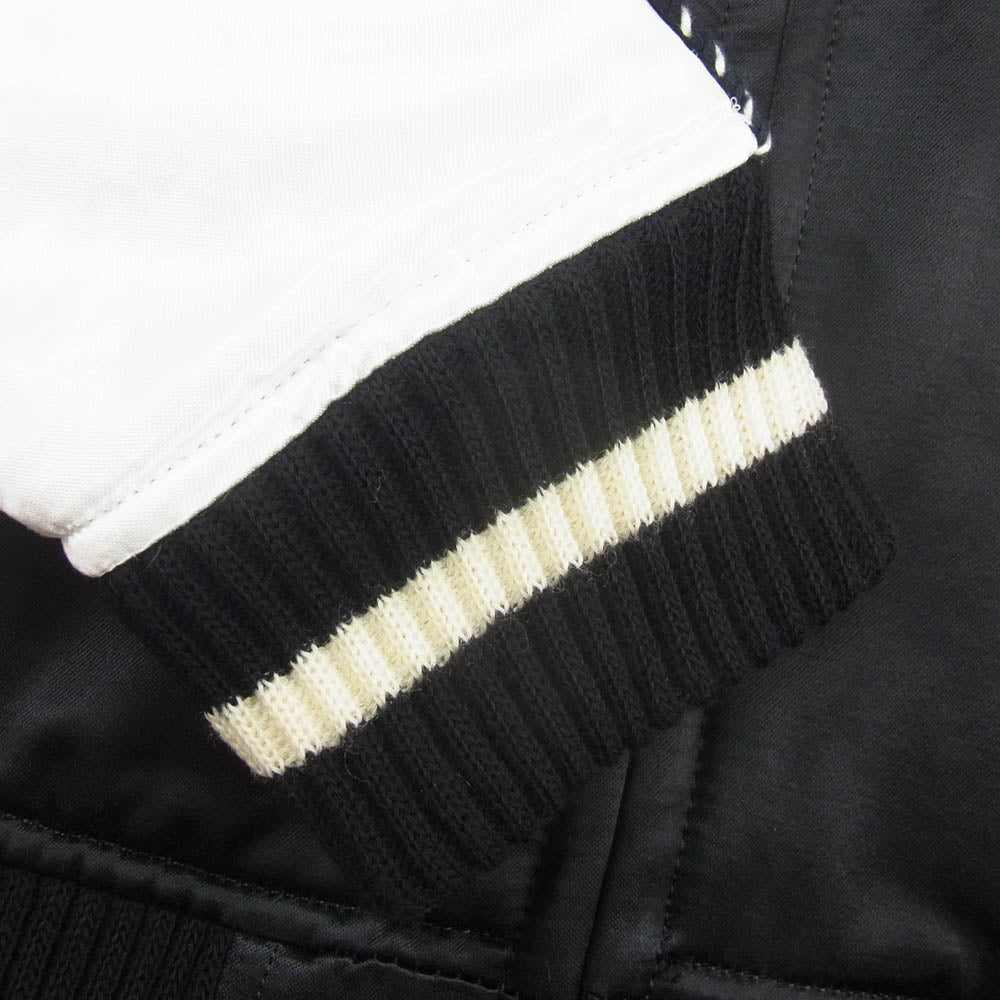 WACKO MARIA ワコマリア 16AW SKA JACKET REVERSIBLE 天国東京 タイガー刺繍 リバーシブル スーベニアジャケット スカジャン ジャケット ブラック系 ホワイト系 S【中古】