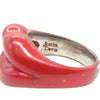 Justin Davis ジャスティンデイビス SRJ345 ANGELINA RING アンジェリーナ リング レッド系【中古】