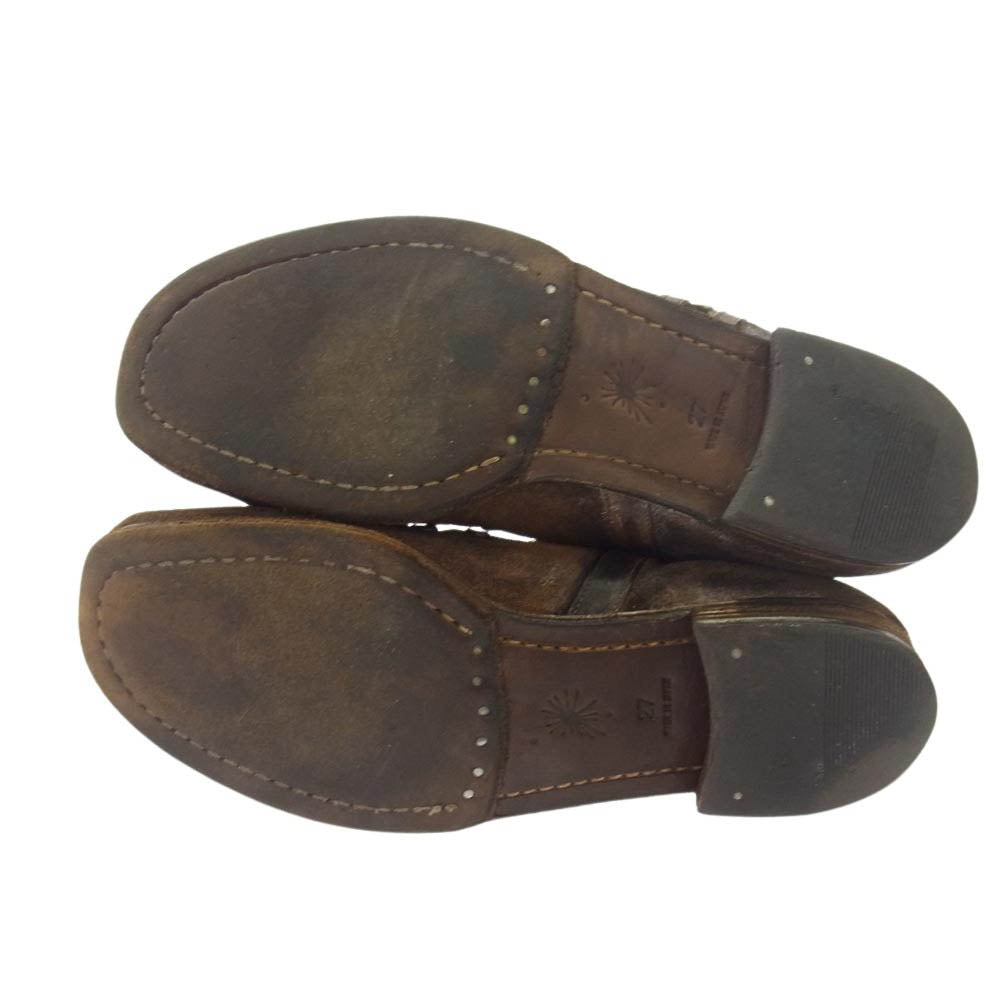 MIHARA YASUHIRO ミハラヤスヒロ スタッズレザーブーツ ブラウンスエード系 ブラウン系 27cm【中古】