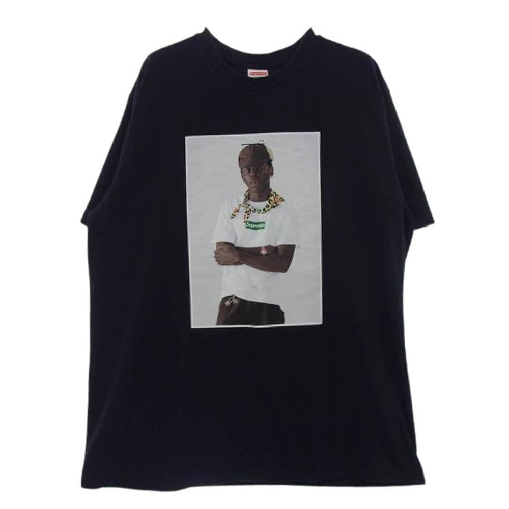 Supreme シュプリーム 24AW Tyler The Creator Tee タイラー・ザ・クリエイター フォトプリント 半袖 Tシャツ カットソー ブラック系 L【中古】