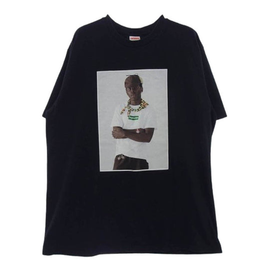 Supreme シュプリーム 24AW Tyler The Creator Tee タイラー・ザ・クリエイター フォトプリント 半袖 Tシャツ カットソー ブラック系 L【中古】