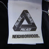 NEIGHBORHOOD ネイバーフッド 25SS PL-FW25-AUTU-WEEK2-012 × Palace パレス Mesh Trucker ワッペン付 ダメージ加工 デニム メッシュ トラッカーキャップ インディゴブルー系【美品】【中古】