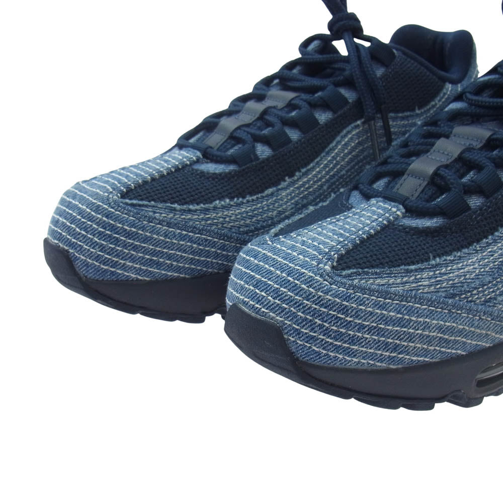 NIKE ナイキ HM4743-400 × Levi’s リーバイス AIR MAX 95 Denim Blue エアマックス95 デニムブルー ローカット スニーカー インディゴブルー系 26.5cm【美品】【中古】