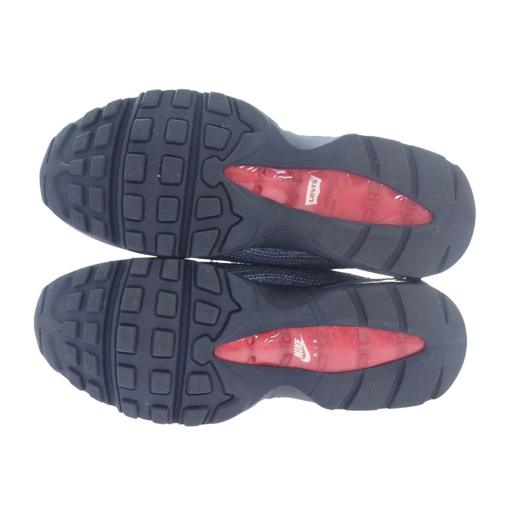 NIKE ナイキ HM4743-400 × Levi’s リーバイス AIR MAX 95 Denim Blue エアマックス95 デニムブルー ローカット スニーカー インディゴブルー系 26.5cm【美品】【中古】