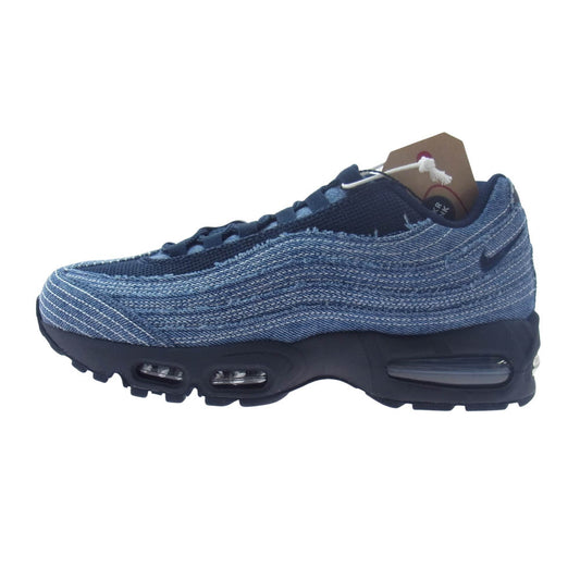 NIKE ナイキ HM4743-400 × Levi’s リーバイス AIR MAX 95 Denim Blue【フェイクバスターズ鑑定済】エアマックス95 デニムブルー ローカット スニーカー インディゴブルー系 27cm【新古品】【未使用】【中古】
