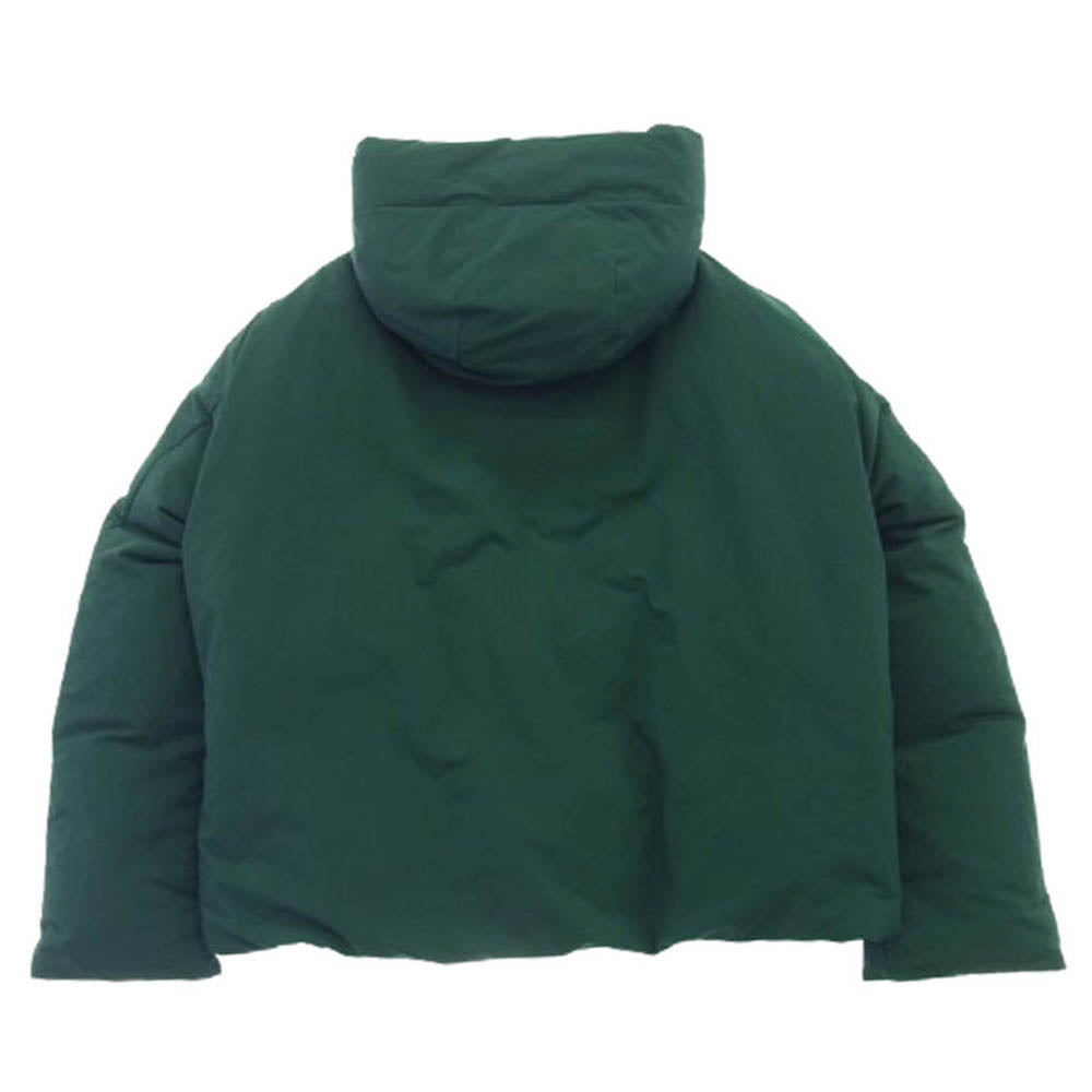 JIL SANDER+ ジルサンダープラス 22AW J40AF0009 J70008 DOWN JACKET ジップアップ フーディー ダウン ジャケット グリーン系 S【中古】