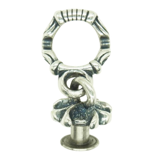 TRAVIS WALKER トラヴィスワーカー クロス ウォレットリング シルバー系【中古】