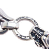 TRAVIS WALKER トラヴィスワーカー WCS012 ギャランティカード付属 THUNDER HOOK WITH 3 GARGOYLE DC RING AND MEAT LINKS WALLET CHAIN WITH T-BAR CZ サンダーフック ミート 3ガーゴイル ウォレットチェーン シルバー系【中古】