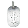 CHROME HEARTS クロムハーツ（原本有） D TAG SML CO CRS カットアウト クロス スモール ドッグタグ ネックレス ペンダントトップ シルバー系【中古】