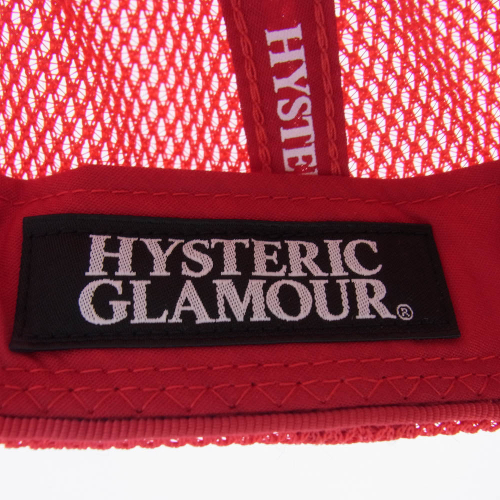 HYSTERIC GLAMOUR ヒステリックグラマー 24AW 02251QH03 Hell Hysteric Mesh Cap メッシュ キャップ レッド系【中古】
