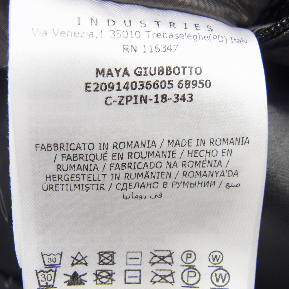 MONCLER モンクレール 19AW E20914036605 68950 ルーマニア製 MAYA マヤ ダウン ジャケット ブラック系 TG4 ブラック系 4【中古】