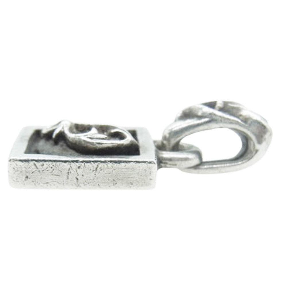 CHROME HEARTS クロムハーツ（原本無） FRAMED HEART フレームド ハート チャーム ペンダント ネックレス トップ シルバー系【中古】
