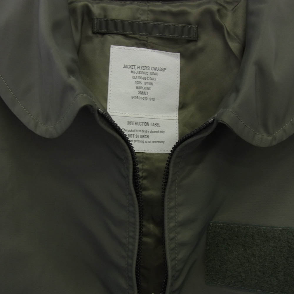 WAIPER ワイパー 初期型 cwu-36/P フライト ジャケット カーキ系 S【中古】