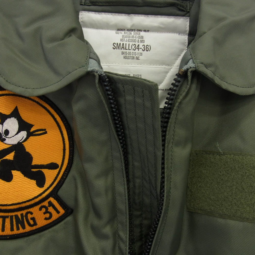HOUSTON ヒューストン CWU 45/P フライトジャケット ワッペン HOUSTON ヒューストン CWU-45/P TOMCATTERS ワッペン パッチ