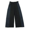 Sacai サカイ 25SS 25-07826 Suiting Denim Pants BLACK INDIGO ドッキング デニム パンツ ブラック系 インディゴブルー系 2【美品】【中古】